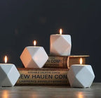 Nordic Ceramic Tealight Candle Holder - Cozy Tabletop Décor and Romantic Accent
