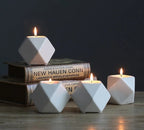 Nordic Ceramic Tealight Candle Holder - Cozy Tabletop Décor and Romantic Accent