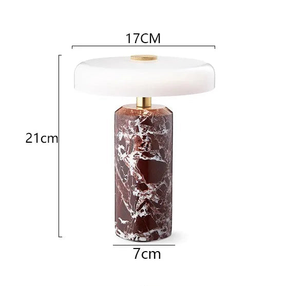 Marble Glow Cordless Table Lamp