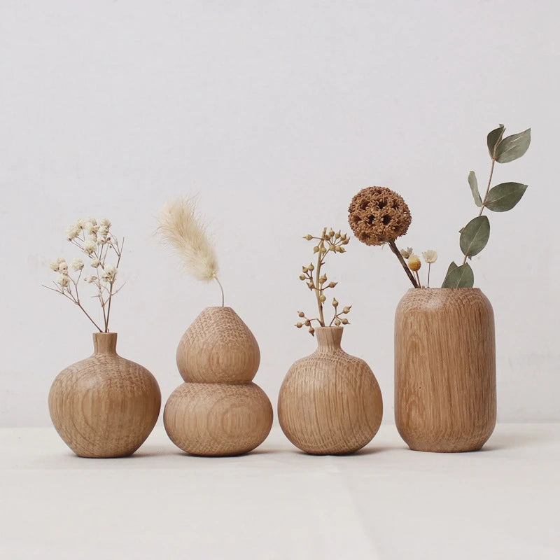 Woodgrain Wooden Vase