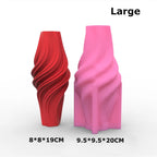 Wave Twirl Pillar Candle Mold – Handmade Silicone DIY Candle Tool