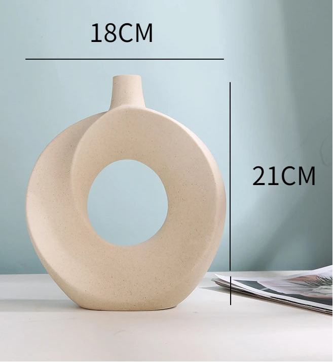 Donut Ceramic Vase