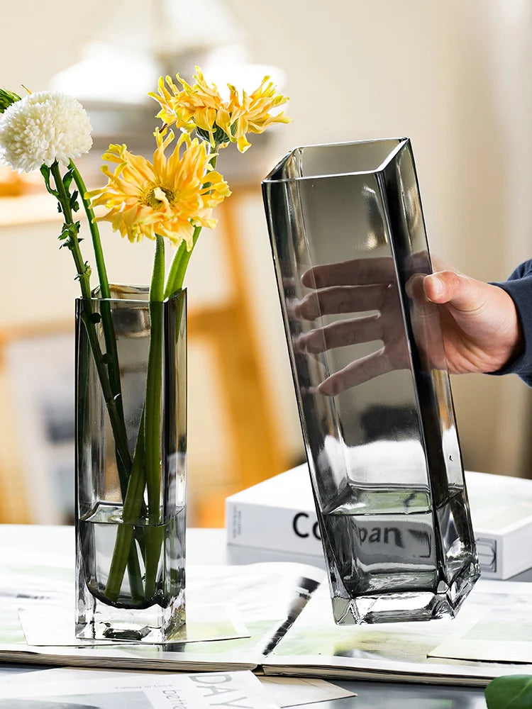 Modern Glass Column Vase