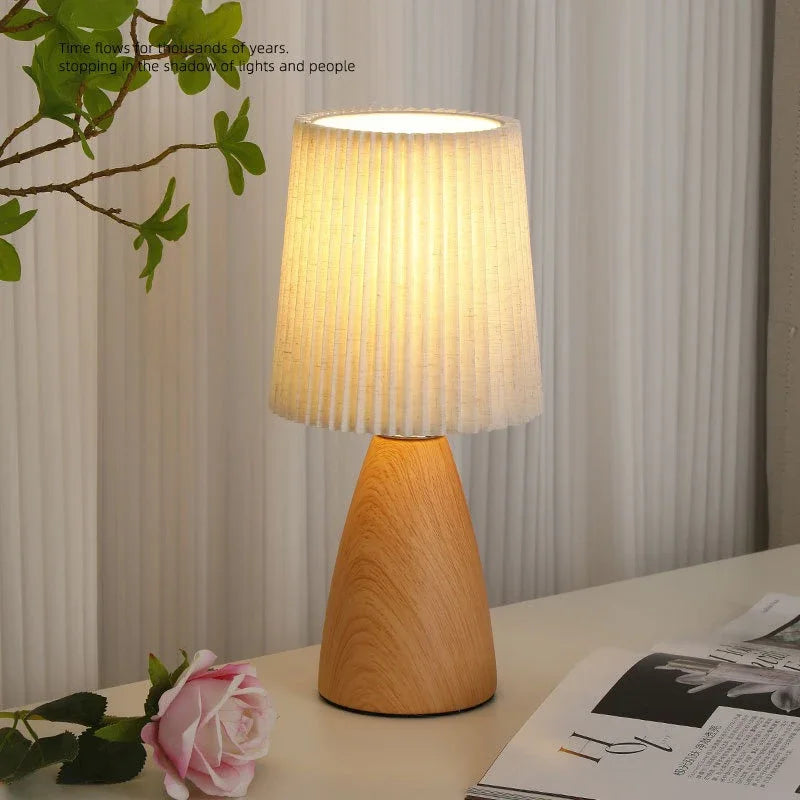Pleated Glow USB Table Lamp