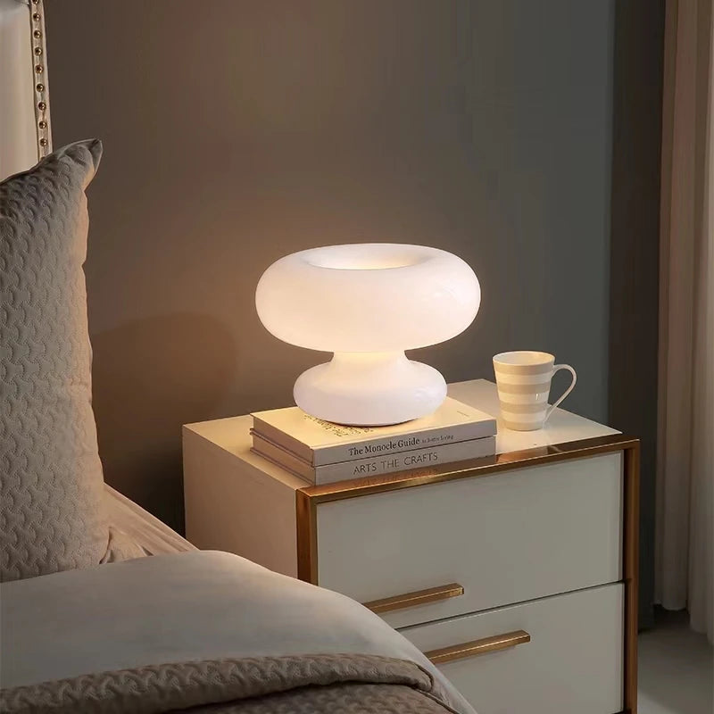 Luminous Opal Glass Table Lamp