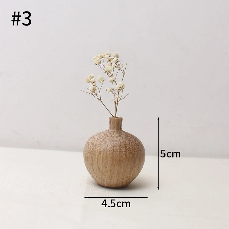 Woodgrain Wooden Vase
