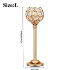 Vintage Crystal Tealight Candle Holder
