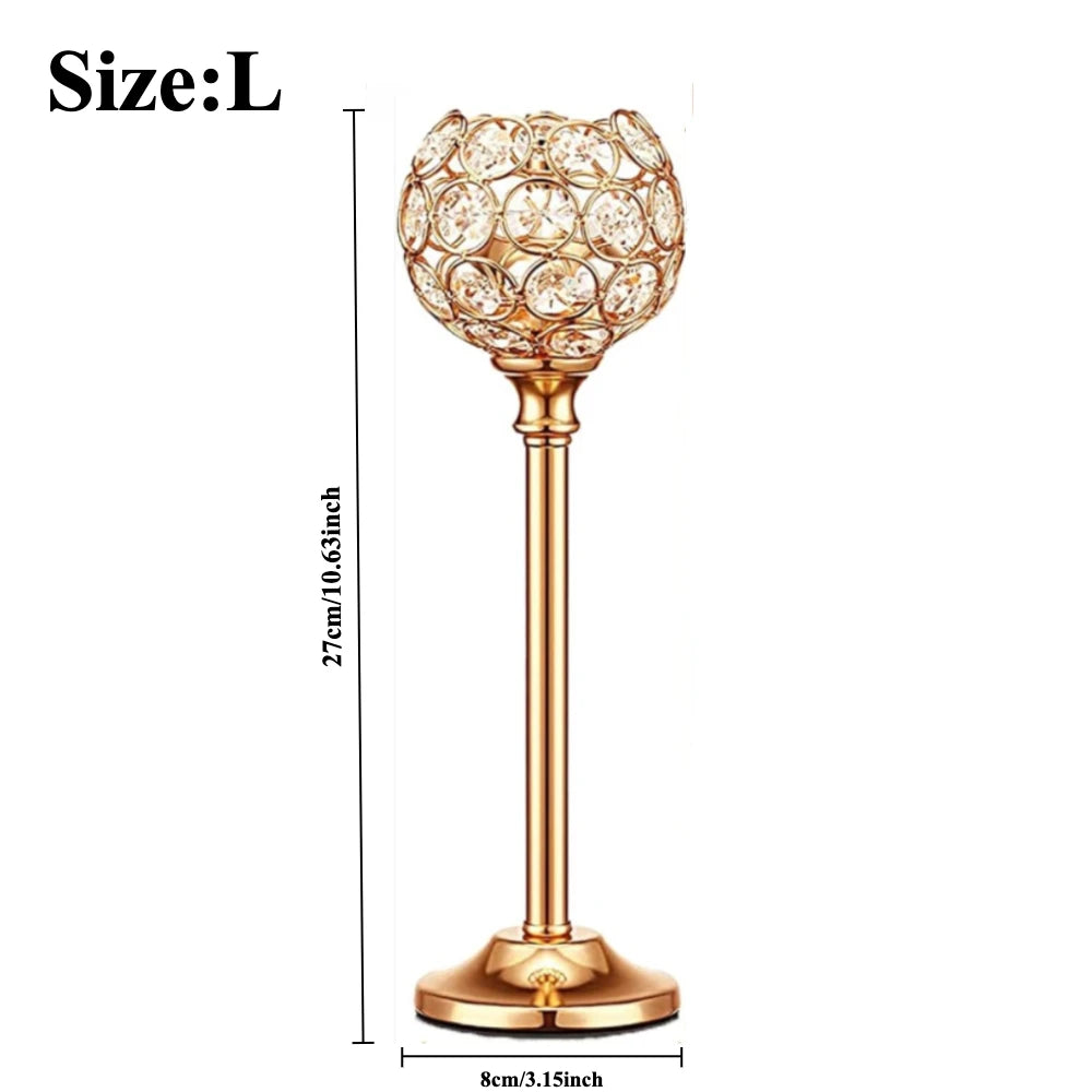 Vintage Crystal Tealight Candle Holder