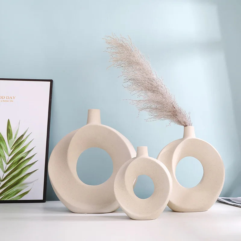 Donut Ceramic Vase