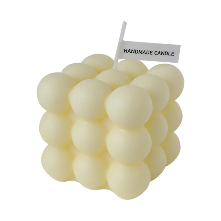 Magic Cube Ball-Shaped Soy Wax Candle – Handmade Aromatherapy