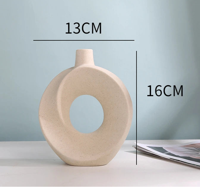 Donut Ceramic Vase