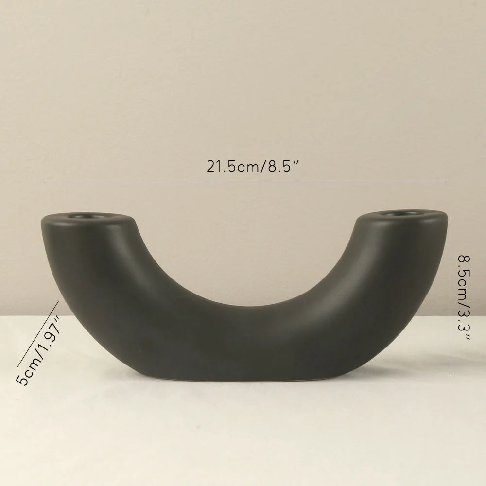 Geometric Arch Candle Holder