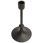 Black Cast Iron Taper Candle Holder Set
