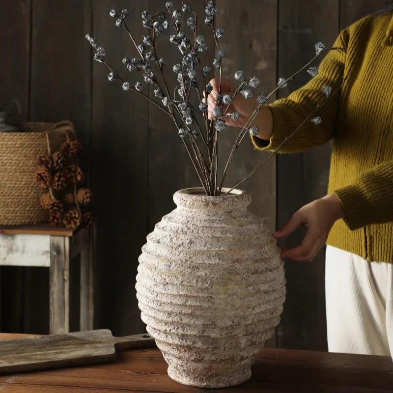 Textured Ceramic Vase
