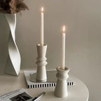 Nordic Ceramic Art Candle Stand – Elegant Décor for Home and Celebrations