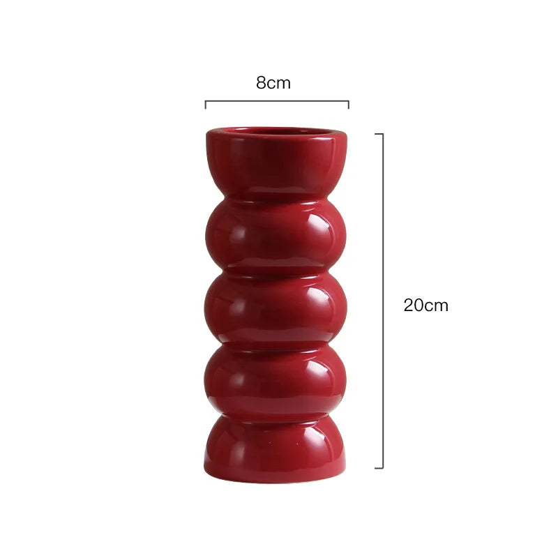 Ripple Ceramic Vase