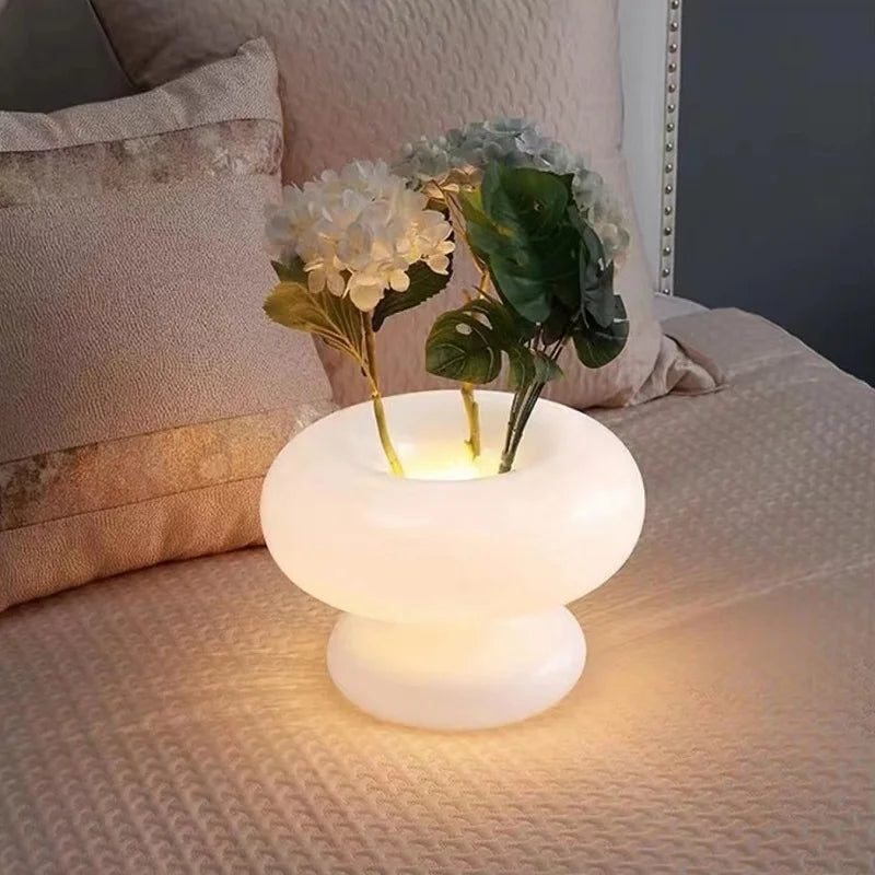 Luminous Opal Glass Table Lamp