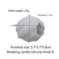 Swirl Pillar Candle Mold