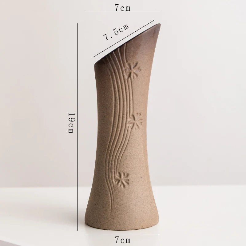 Organic Stone Ceramic Vase