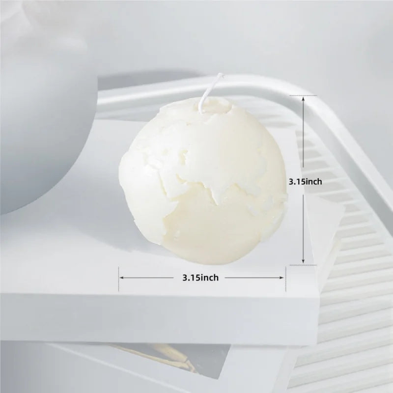 Ribbed Pillar Soy Wax Candle – Elegant Aromatherapy Accent