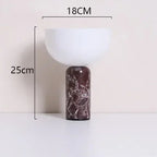 Marble Touch Table Lamp with USB Charging – Danish Minimal Design