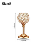 Vintage Crystal Tealight Candle Holder