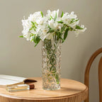 Glacier Crystal Glass Vase
