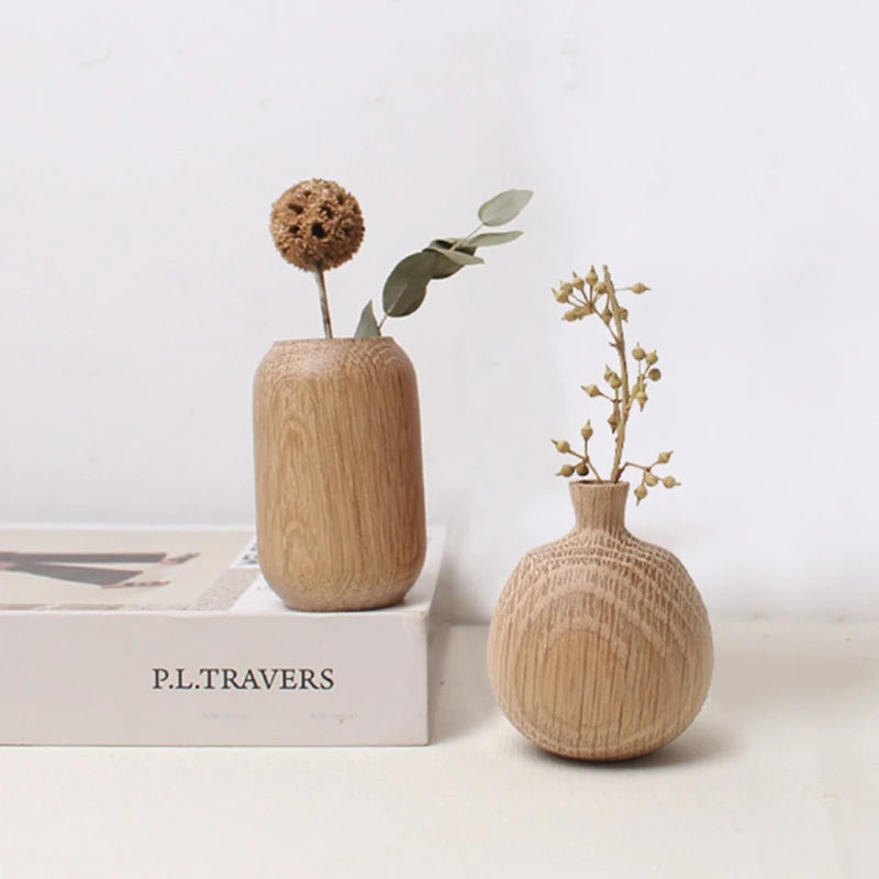 Woodgrain Wooden Vase