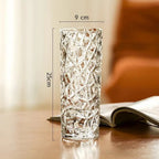Glacier Crystal Glass Vase
