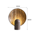 Sculptural Resin Table Lamp - Dark Nordic Glow
