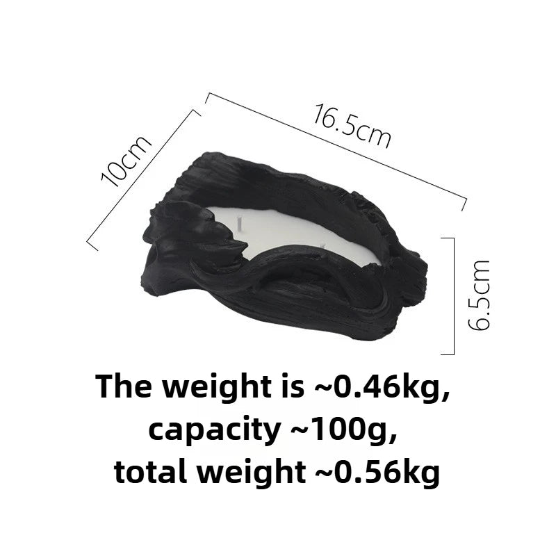 Retro Ceramic Candle Cup - Antique-Inspired Aromatherapy Container