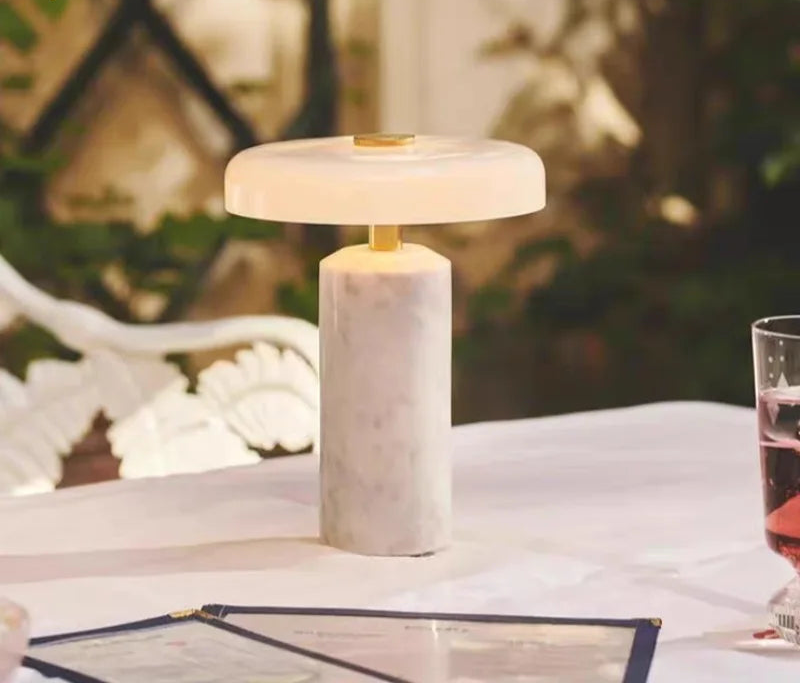 Marble Glow Cordless Table Lamp