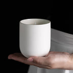 Minimalist Ceramic Candle Cup - Modern Home Accent