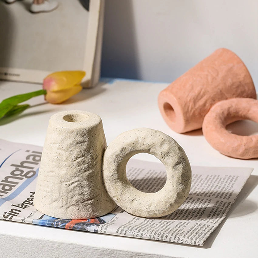 Nordic Ceramic Candle Holder