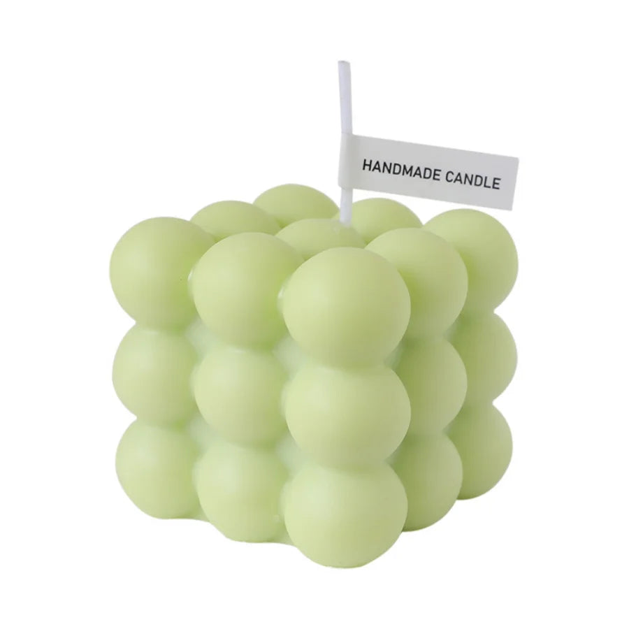 Magic Cube Ball-Shaped Soy Wax Candle – Handmade Aromatherapy