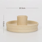 Nordic Ceramic Aromatherapy Candle Stand – Minimalist Bowl Design for Calm & Cozy Home Atmosphere