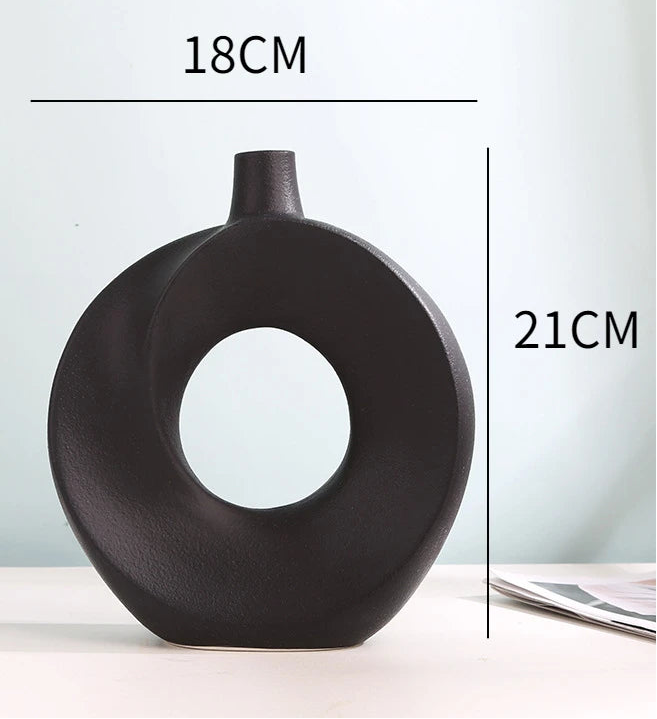 Donut Ceramic Vase