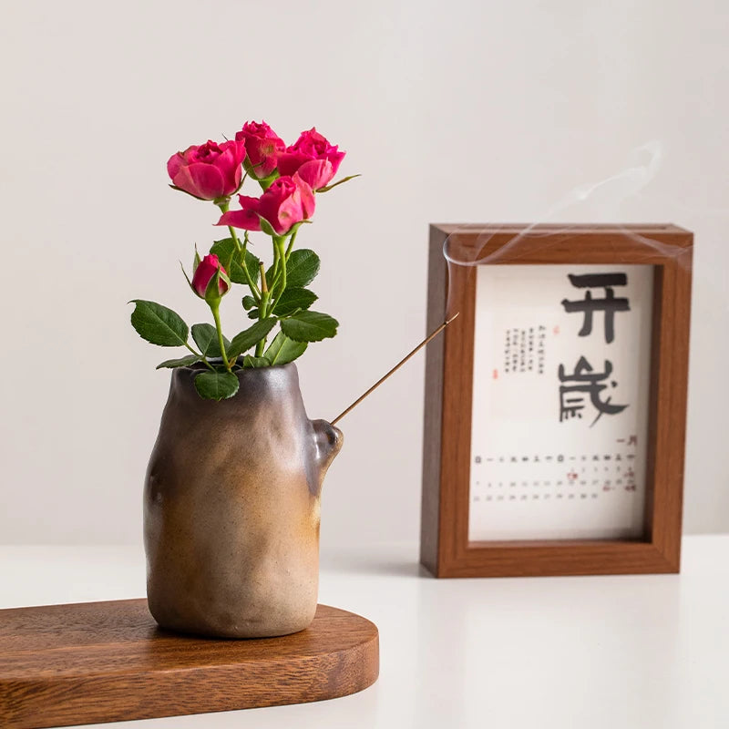 Organic Stone Ceramic Vase