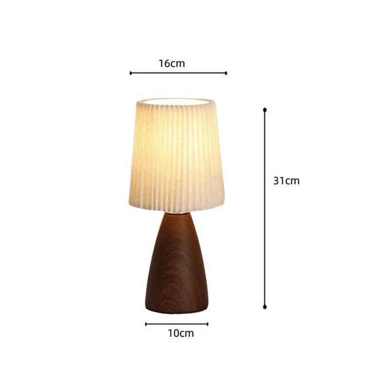 Pleated Glow USB Table Lamp