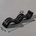 Wave Pattern Ceramic Candle Holder