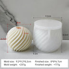 Twisted Sculpture Silicone Candle Mold – Artistic DIY Candle Making