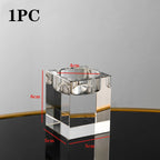 K9 Crystal Tealight Candle Holder - Romantic Modern Table Decor