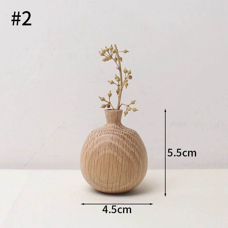 Woodgrain Wooden Vase