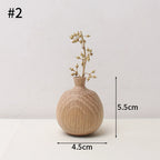 Woodgrain Wooden Vase