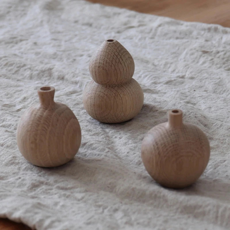 Woodgrain Wooden Vase