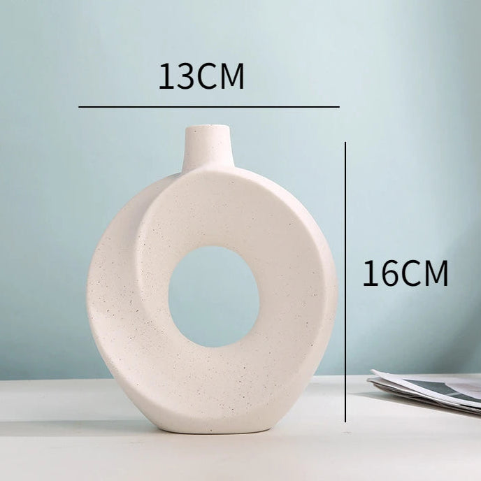Donut Ceramic Vase