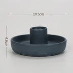 Nordic Ceramic Aromatherapy Candle Stand – Minimalist Bowl Design for Calm & Cozy Home Atmosphere