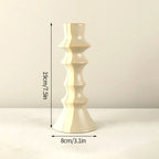 Nordic Ceramic Candlestick - Elegant Home and Wedding Decor