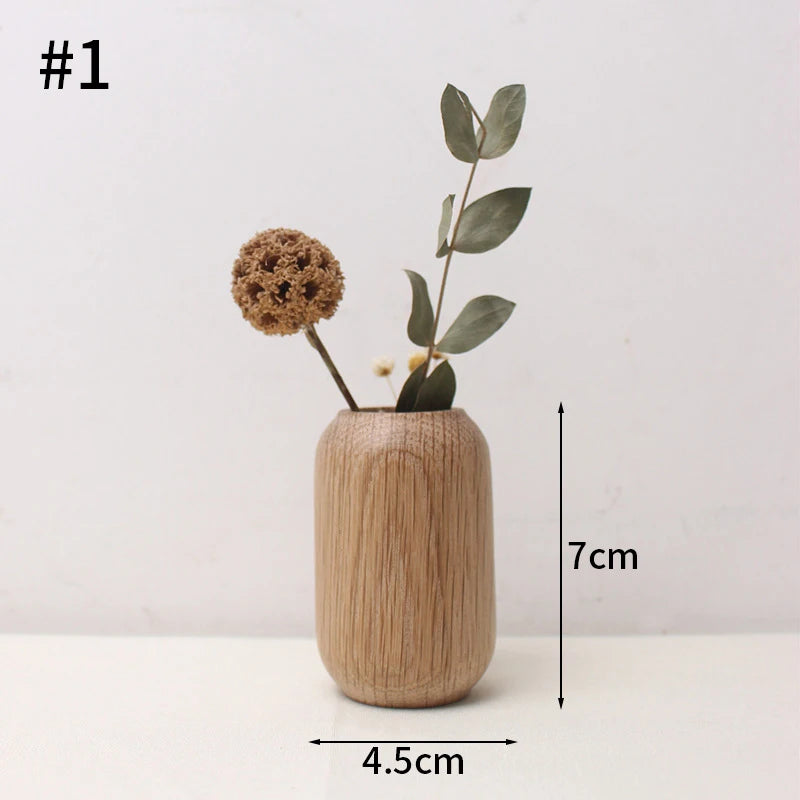 Woodgrain Wooden Vase