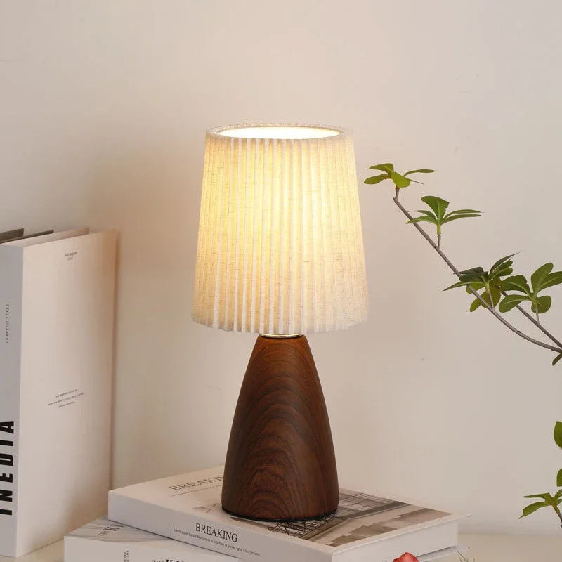 Pleated Glow USB Table Lamp
